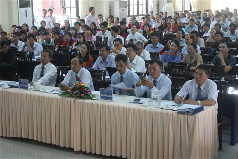 Các đại biểu tham dự Hội thi	