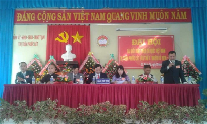 Đại hội đại biểu MTTQ thị trấn Phước Cát, nhiệm kỳ 2019-2024